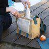 Torba za malico NBA207, 3 l, s pogrinjkom, bež, bombaž, Pebbly