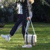 Torba za malico NBA207, 3 l, s pogrinjkom, bež, bombaž, Pebbly