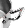 Casserole kozica CON CUORE, 20 cm, srebrna, baker, Ruffoni