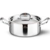 Casserole kozica CON CUORE, 20 cm, srebrna, baker, Ruffoni