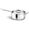 Pokrov za lonec CON CUORE, 22 cm, srebrna, baker, Ruffoni