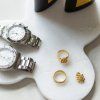 Dekorativni pladenj SKAGEN, 26 cm, siva, marmor, Humdakin
