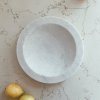 Dekorativni pladenj, 25 cm, siva, marmor, Humdakin