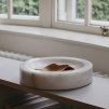 Dekorativni pladenj, 25 cm, siva, marmor, Humdakin