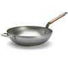 Vok MINERAL B BOIS, 32 cm, srebrna, jeklo, de Buyer