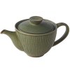 Čajnik z infuzorjem čaja SENCHA 400 ml, zelena, keramika, MIJ