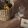 Karafa za vodo RIPPLE 500 ml, s kozarcem, svetla, steklo, čvrsta LIVING