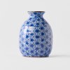 Sake steklenička STARBURST, modra, keramika, MIJ