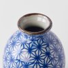 Sake steklenička STARBURST, modra, keramika, MIJ