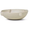 Svečnik za namizne sveče BOWL 27 cm, pesek, kamnita posoda, čvrst LIVING