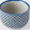 Sake čaša SHIBORI 30 ml, modra, keramika, MIJ