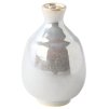 Sake steklenička PEARL, srebrna, keramika, MIJ