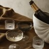 Kozarec za šampanjec RIPPLE 150 ml, set 2 kosov, siva, čvrsta LIVING
