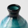 Sake steklenička INK & TURQUOISE, modra, keramika, MIJ