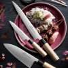 Japonski nož SHOTOH 13 cm, rjava, Lion Sabatier