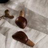 Zamašek za vino CAIRN, set 2 kosov, rjava, les, ferm LIVING