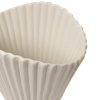 Vaza FONTANA 30,5 cm, bela, kamnita posoda, čvrsta LIVING