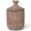 Dišeča sveča URA ŽGANA SIENA 13 cm, rjava, kamnita posoda, ferm LIVING