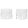 Kozarec za vodo DOODLE 200 ml, set 2 kosov, svetla, steklo, ferm LIVING