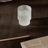 Kozarec za vodo RIPPLE 200 ml, set 4 kosov, bela, čvrsta LIVING