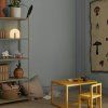 Prenosna namizna svetilka VUELTA 22,5 cm, LED, bela, steklo, čvrsta LIVING