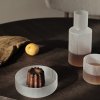 Karafa za vodo RIPPLE 500 ml, s kozarcem, bela, steklo, ferm LIVING