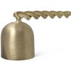 Zvonec za gašenje sveč TWIST 15 cm, medenina, čvrst LIVING