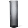Vrč za vodo RIPPLE 1,1 l, siva, steklo, ferm LIVING