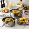 Ponev NANOBOND TITANIUM 18 cm, 1,9 l, nerjaveče jeklo, Hestan