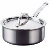Ponev NANOBOND TITANIUM 18 cm, 1,9 l, nerjaveče jeklo, Hestan