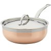 Ponev za praženje COPPERBOND 24 cm, 3,3 l, baker, Hestan