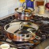 Ponev za praženje COPPERBOND 26 cm, 3,3 l, baker, Hestan