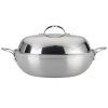 Indukcijski vok PROBOND 36 cm, 4,7 l, nerjaveče jeklo, Hestan