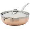 Ponev za praženje COPPERBOND 28 cm, 4,7 l, baker, Hestan