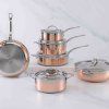 Servirna ponev COPPERBOND 26 cm, 3,3 l, baker, Hestan