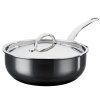 Ponev za praženje NANOBOND TITANIUM 24 cm, 3,3 l, nerjaveče jeklo, Hestan