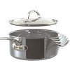 Ponev za praženje NANOBOND TITANIUM 30 cm, 4,7 l, nerjaveče jeklo, Hestan