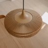 Senčnik za svetilke CLAVA DINE 43 cm, naravna, les, Umage