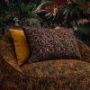 215283 2 povlak na dekoracni polstar leopard 40 x 60 cm hneda polyester bavlna moooi