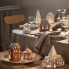 215972 3 svicen na cajovou svicku gingerbread lighthouse 17 cm hneda kamenina kahler