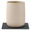 215864 3 podtacek square nupo 10 x 10 cm antracitova kuze lind dna