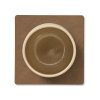 215876 4 podtacek square nupo 10 x 10 cm hneda kuze lind dna