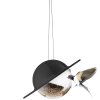215591 2 krmitko pro ptaky saturn 24 cm cerna nerezova ocel eva solo