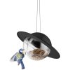 215591 krmitko pro ptaky saturn 24 cm cerna nerezova ocel eva solo