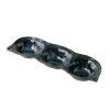 216641 miska na omacku triple pod 3 x 40 ml modra keramika mij