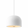 217013 1 zavesna lampa quay 22 cm bila ocel eva solo