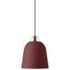 217058 5 zavesna lampa clover 21 cm burgundska hlinik eva solo