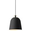 217046 2 zavesna lampa clover 21 cm cerna hlinik eva solo