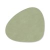 217310 podtacek curve nupo 11 x 13 cm olivove zelena kuze lind dna