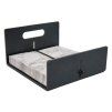 217364 3 drzak na ubrousky nupo 18 cm antracitova antracitova kuze hlinik lind dna